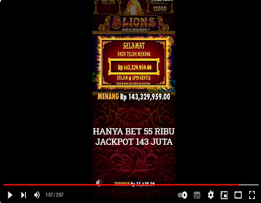 Hanya bet 55 ribu bisa jackpot 143 juta tidak heran banyak yang suka main slot online