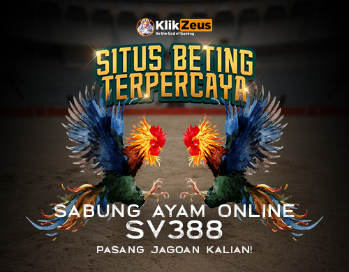 Banner sabung Ayam Klikzeus