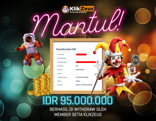 Banner WD 95 Juta Di Situs Slot Klikzeus