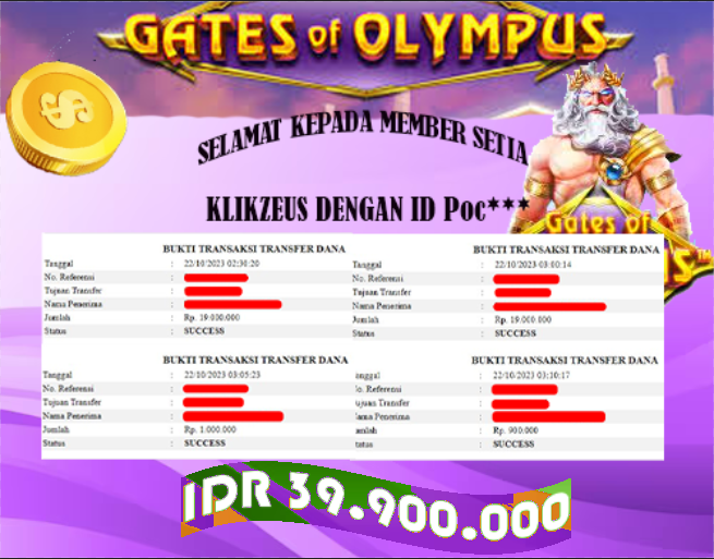 Banner wd 39 jutaan di situs slot klikzeus